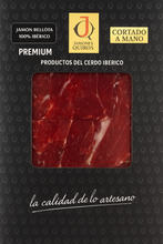 Cargar imagen en el visor de la galería, Jamón bellota 100% ibérico loncheado 100g PREMIUM
